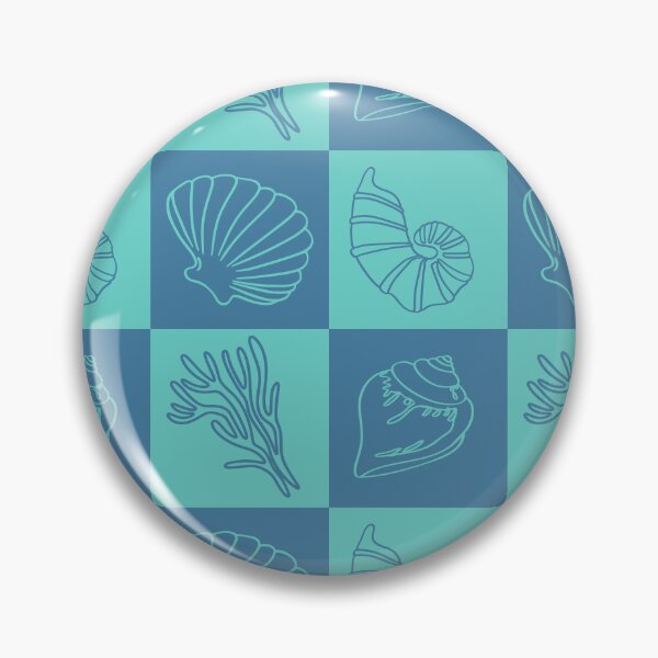 Item preview,  Blue Seashell Starfish Ocean Pattern designed and sold by Anastasiia Yurevych.