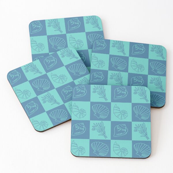 Item preview,  Blue Seashell Starfish Ocean Pattern designed and sold by Anastasiia Yurevych.