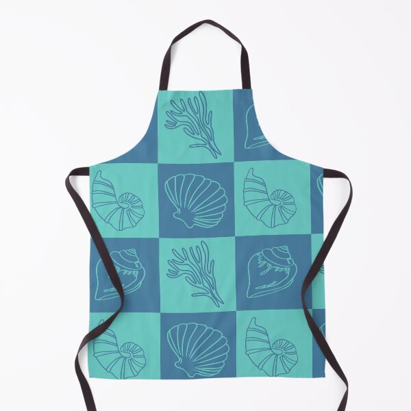 Item preview,  Blue Seashell Starfish Ocean Pattern designed and sold by Anastasiia Yurevych.