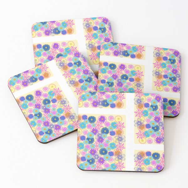 Item preview, Colorful Whimsical Floral Pattern – Retro Modern Flower Aesthetic Decorative Design designed and sold by A-R Digital Designs.