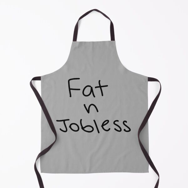 Item preview, Fat and jobless - Funny Hand-Lettered Aesthetic designed and sold by PureHandletter.