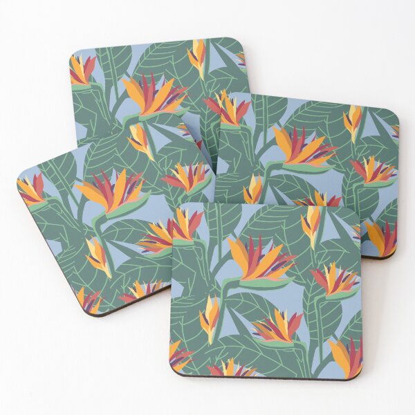 Item preview, BIRDS OF PARADISE - Cerulean designed and sold by Courtney Nicholls.