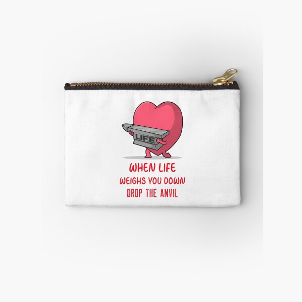 Item preview, WHEN LIFE WEIGHS YOU DOWN DROP THE ANVIL designed and sold by SavvyVacationer.