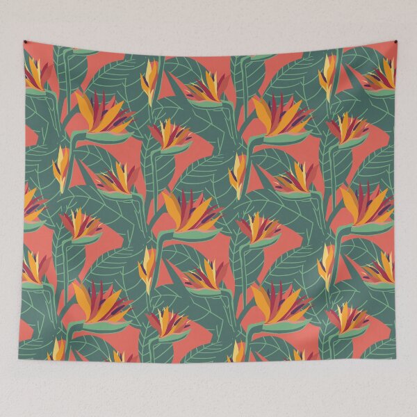Item preview, BIRDS OF PARADISE - Ember designed and sold by Courtney Nicholls.