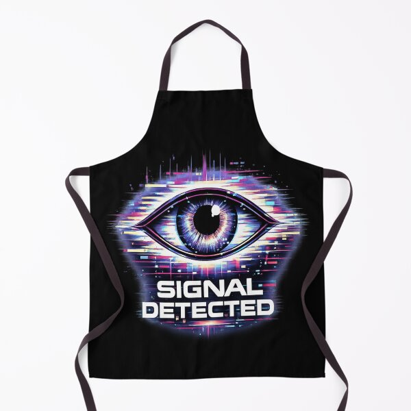Item preview, Signal Detected Cyberpunk Eye Glitch Design designed and sold by Xemora.