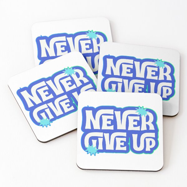 Item preview, Your daily boost: Never Give Up Retro Style designed and sold by AdCoL.