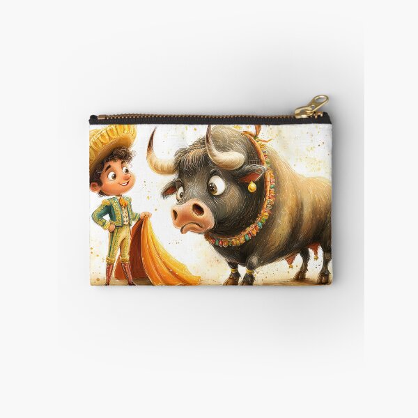 Item preview, Bold Toro and Young Matador in Colorful Scene designed and sold by Artessie.