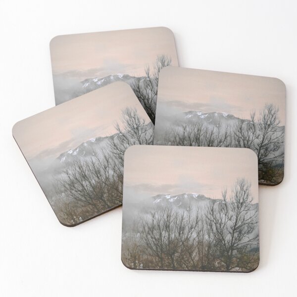 Item preview, Mountains Through Trees Blend colorful photo art design designed and sold by SmashingDeals.