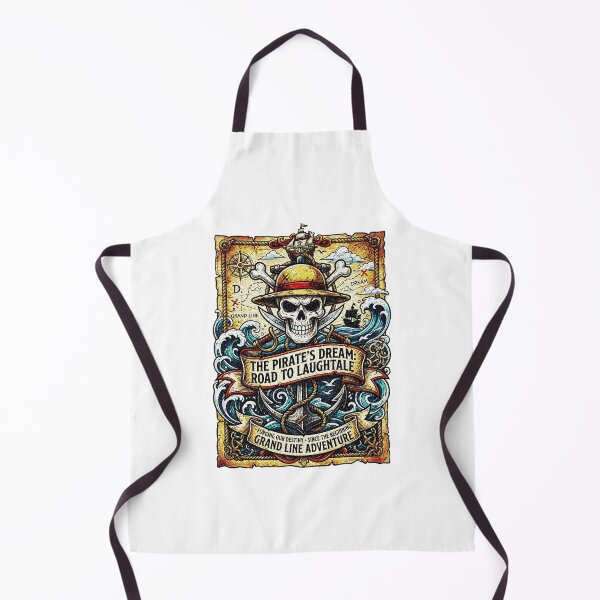 Item preview, Pirate Skull Adventure Sticker Vintage Treasure Map Anime Style Grand Line Design designed and sold by Walli's.