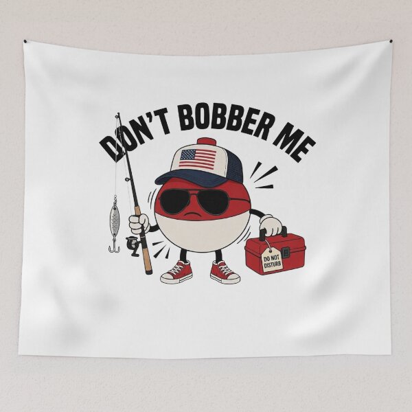 Item preview, Don't Bobber Me America Patriotic Fishing Humor Boys  designed and sold by clothesy7.