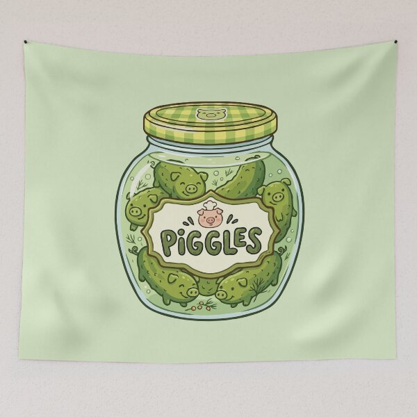 Item preview, Jar of Pigs Piggles designed and sold by Gkinoki.