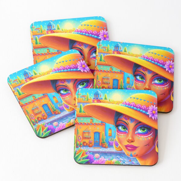 Item preview, Vibrant Cultural Scene in Colorful Latin Village designed and sold by Artessie.