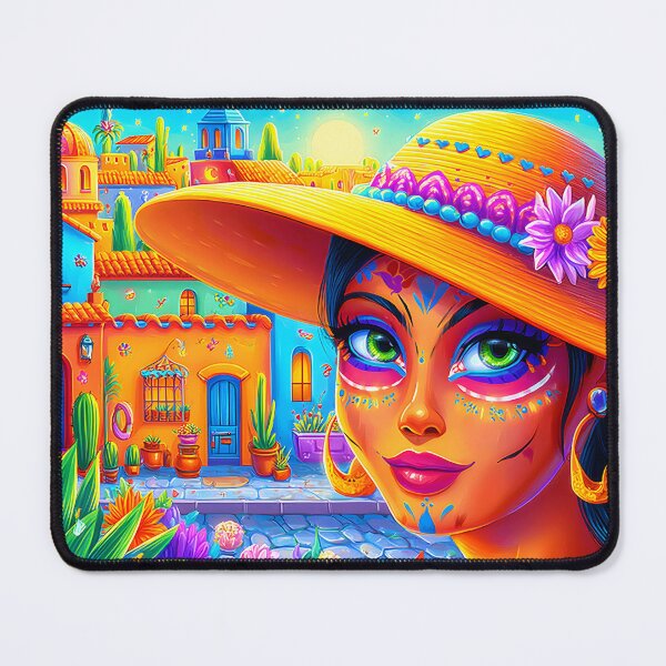 Item preview, Vibrant Cultural Scene in Colorful Latin Village designed and sold by Artessie.