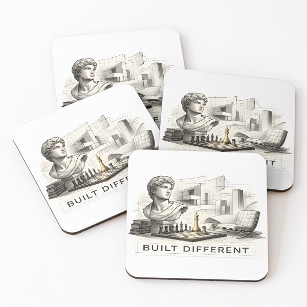 Item preview, Built Different Minimal Architecture Editorial Streetwear Aesthetic designed and sold by StickyGuys.
