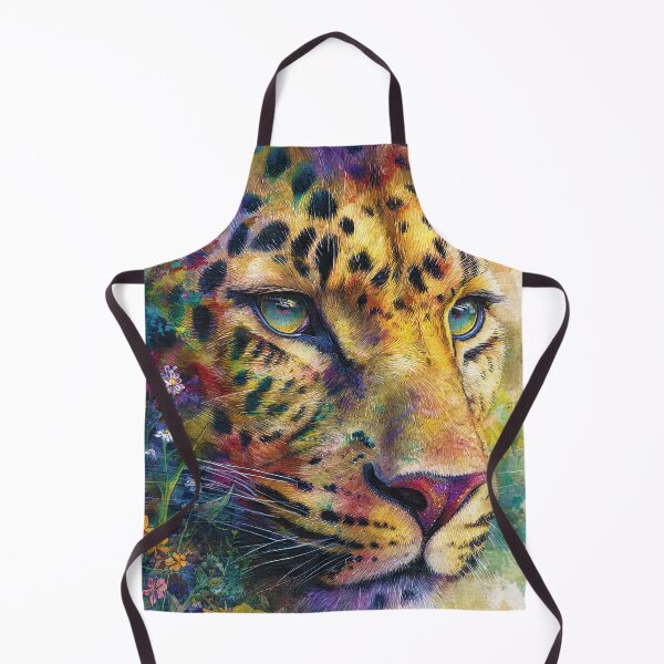 Item preview, Watercolor Leopard in Wildflowers designed and sold by RyanPhamDesigns.