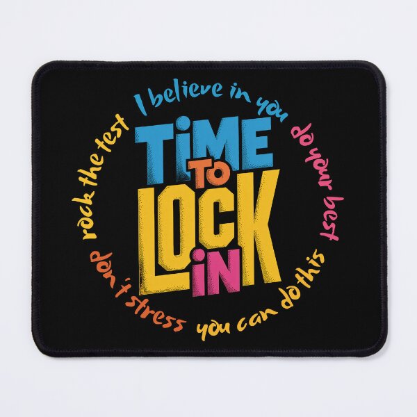 Item preview, Test Day State Testing Time To Lock In designed and sold by Millsoft.