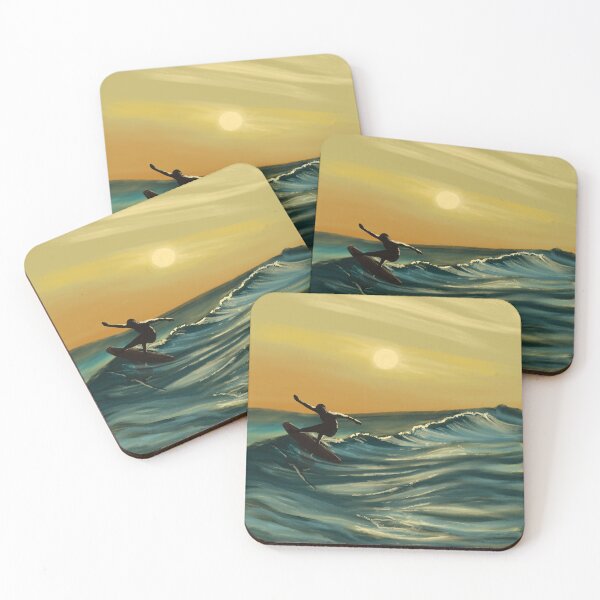 Item preview, Sunset Surfer designed and sold by Pretty Bird Studio.