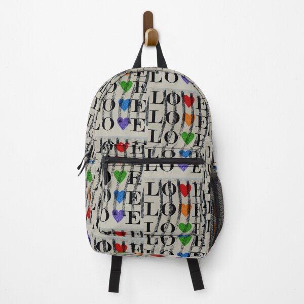 Item preview,  Retro Love Typography with Colorful Hearts Vintage Style Design designed and sold by onubi.