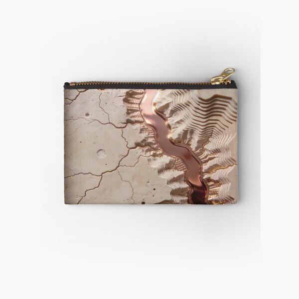 Item preview, Golden Topographic Canyon - Luxury 3D Stone & Rose Gold Relief designed and sold by sana designer.