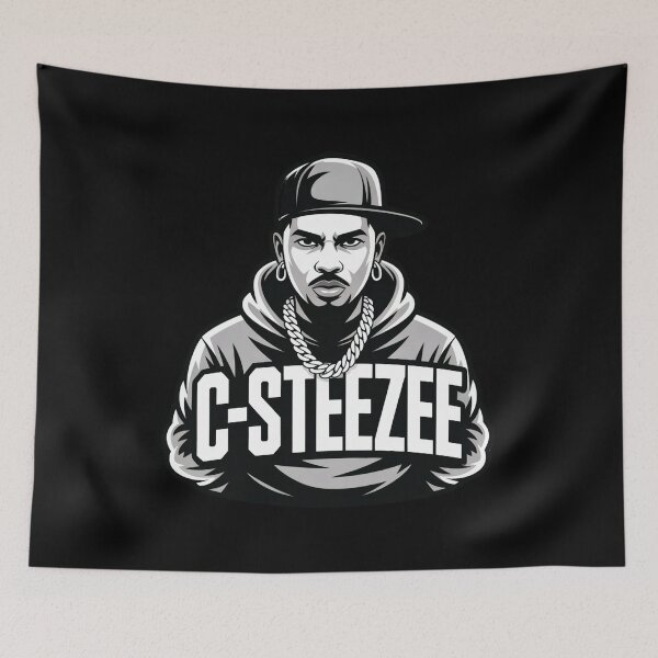 Item preview, C-Steezee Man Hip Hop Artist designed and sold by SteezeeStore.