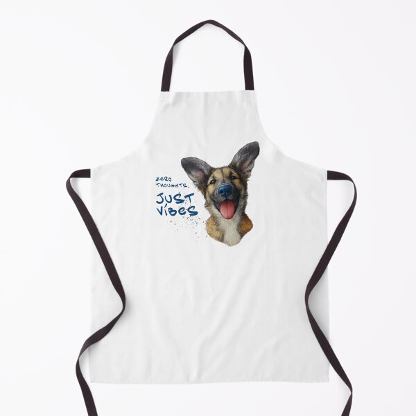 Item preview, Zero Thoughts Just Vibes Dog Meme German Shepherd Funny Shirt Sticker designed and sold by olenapetol.
