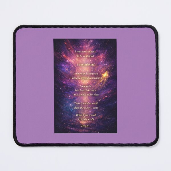 Item preview, Uncontained – Free Spirit Energy Affirmation designed and sold by qmgdesign89.