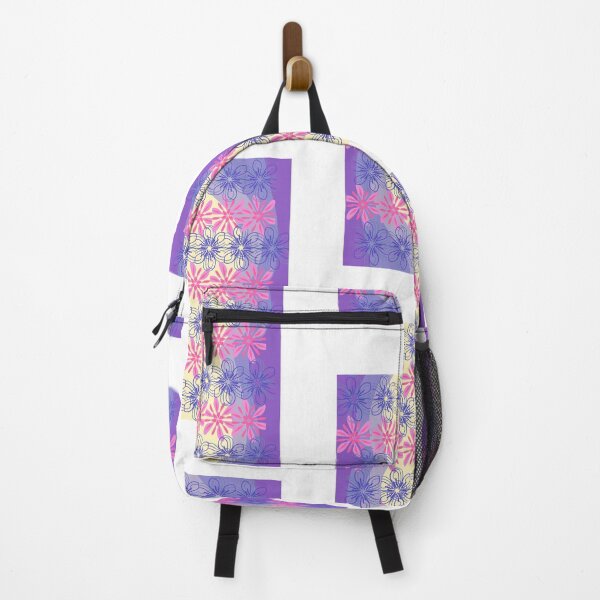 Item preview, Trippy Pink & Purple Retro Floral Swirl Pattern designed and sold by A-R Digital Designs.