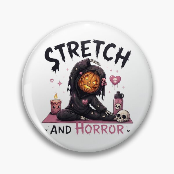 Item preview, Cute Spooky Yoga Pumpkin – Stretch and Horror Halloween  designed and sold by SidTastic .