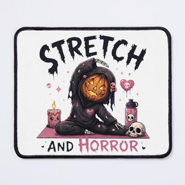 Item preview, Cute Spooky Yoga Pumpkin – Stretch and Horror Halloween  designed and sold by SidTastic .