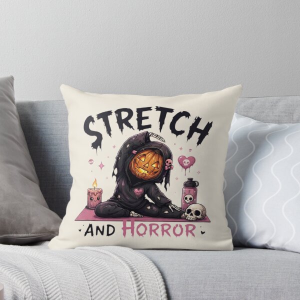 Item preview, Cute Spooky Yoga Pumpkin – Stretch and Horror Halloween  designed and sold by SidTastic .