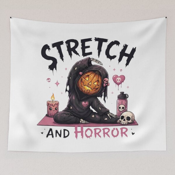 Item preview, Cute Spooky Yoga Pumpkin – Stretch and Horror Halloween  designed and sold by SidTastic .