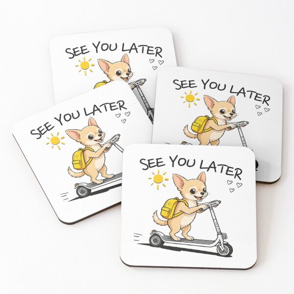Item preview, Last Day of School  Chihuahua Dog “See You Later” Funny Kids Cartoon Design designed and sold by ArtByKatti.