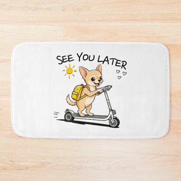 Item preview, Last Day of School  Chihuahua Dog “See You Later” Funny Kids Cartoon Design designed and sold by ArtByKatti.