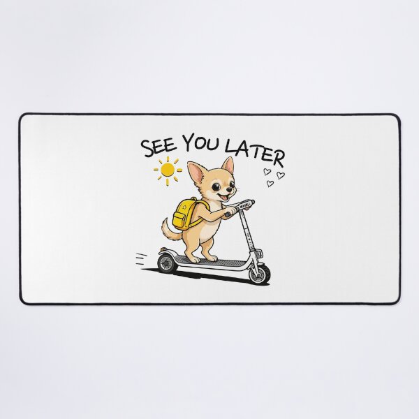 Item preview, Last Day of School Chihuahua Dog “See You Later” Funny Kids Cartoon Design designed and sold by ArtByKatti.
