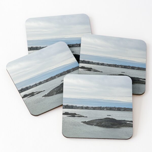 Item preview, Winter time empty harbor designed and sold by Ruth Curtis.