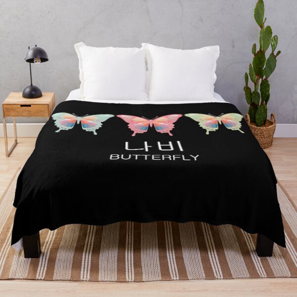 Item preview, Colorful Butterflies Cute Design with Korean Letter HANGUL designed and sold by Kate Hyunsu Cho.