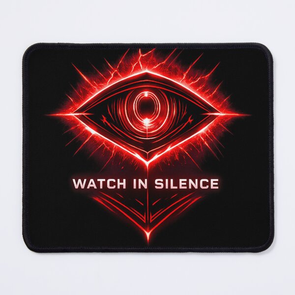 Item preview, Watch In Silence Red Cyber Eye Design designed and sold by Xemora.