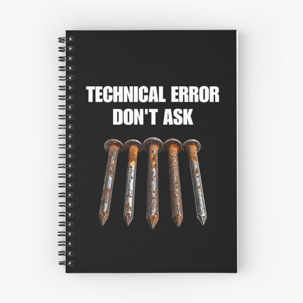 Item preview, Error técnico de Rusty Nails designed and sold by ContigoART.