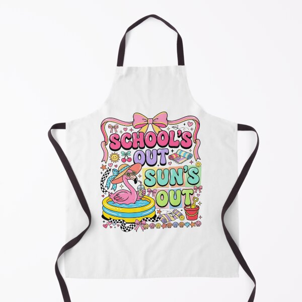 Item preview, School's Out Sun's Out | Cute Summer Flamingo Pool Party designed and sold by BumbleBloom7.