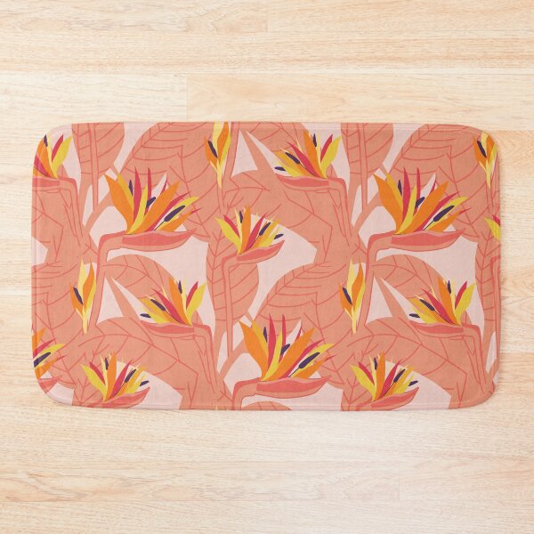 Item preview, SUNSET BIRDS OF PARADISE - Cloud Pink designed and sold by Courtney Nicholls.