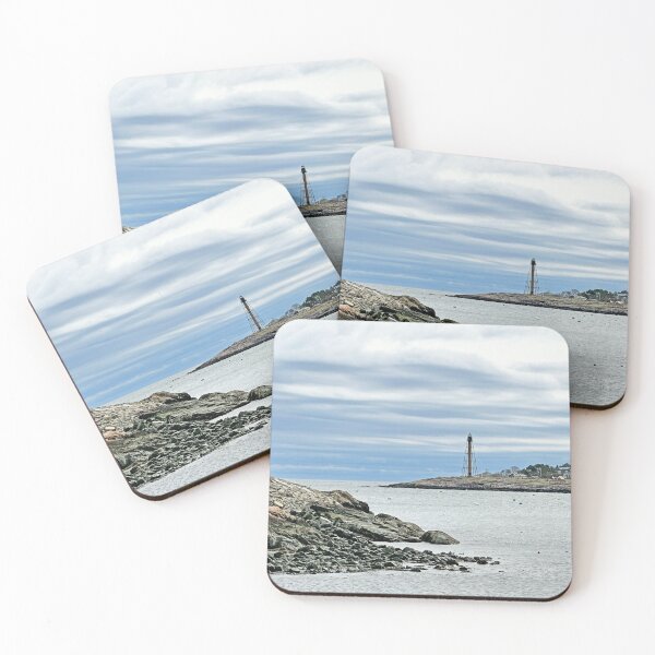 Item preview, Chandler Hovey Park Light house in wintertime designed and sold by Ruth Curtis.