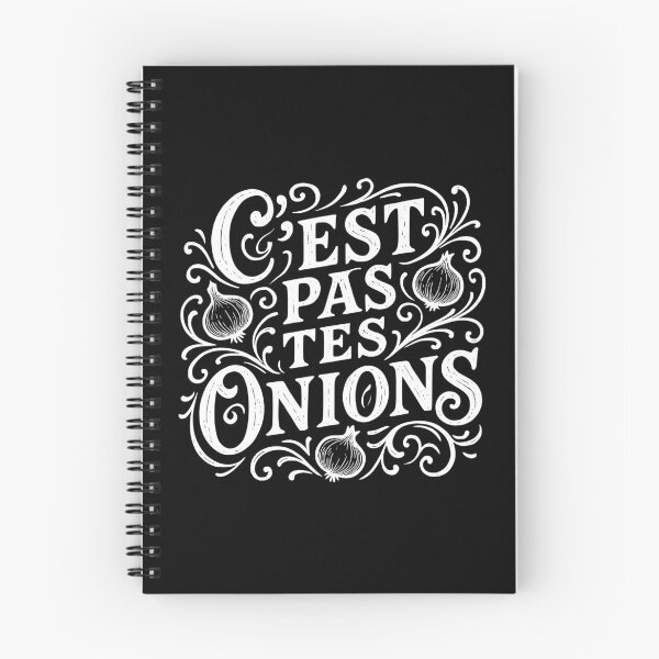 Artikelvorschau, C'est Pas Tes Oignons Lustiger französischer Zwiebel-Humor entworfen und verkauft von AntiqueImages.
