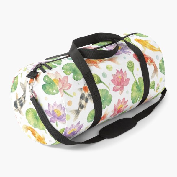 Artikelvorschau, Nahtloses Aquarellmuster mit Koi-Karpfen und Lotusblume entworfen und verkauft von juthamas8426.