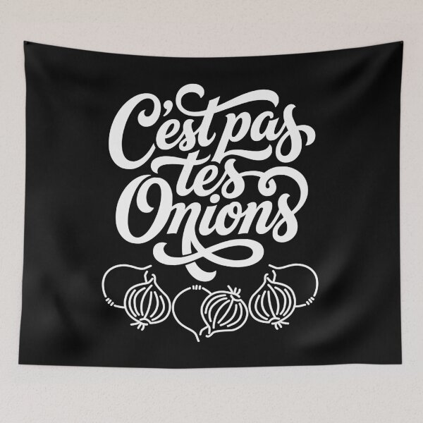 Item preview, C'est pas tes Oignons None of Your Business French designed and sold by AntiqueImages.