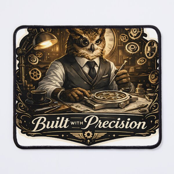 Item preview, Built With Precision Luxury Watchmaker Editorial Aesthetic designed and sold by StickyGuys.
