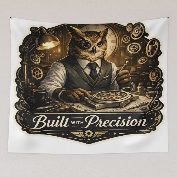 Item preview, Built With Precision Luxury Watchmaker Editorial Aesthetic designed and sold by StickyGuys.