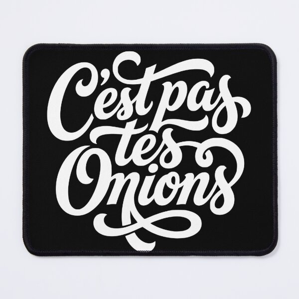 Item preview, C'est pas tes Oignons French Mind Your Own Business designed and sold by AntiqueImages.