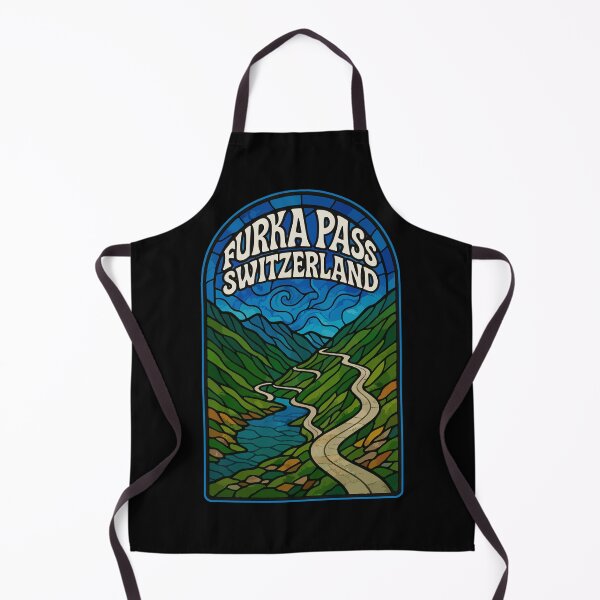 Item preview, Furka Pass Switzerland Stained Glass designed and sold by TomFrontierArt.