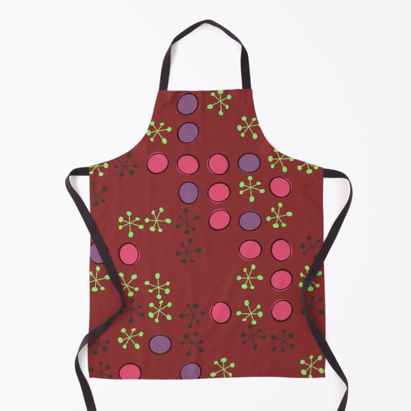 Item preview, Retro Whimsy: Mid-Century Pink & Green Pop Pattern designed and sold by mittie101.