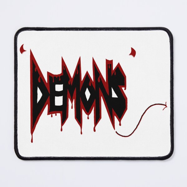 Item preview, 'Demons' Text Art with horns and tail designed and sold by rAaNDOMUser.